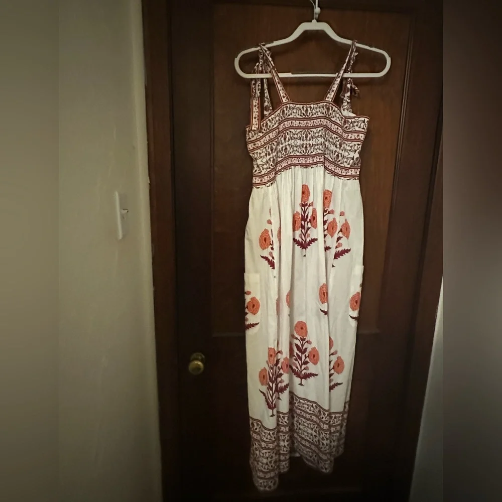 NWT Bindu Dorothea Floral Print Maxi Dress Size S